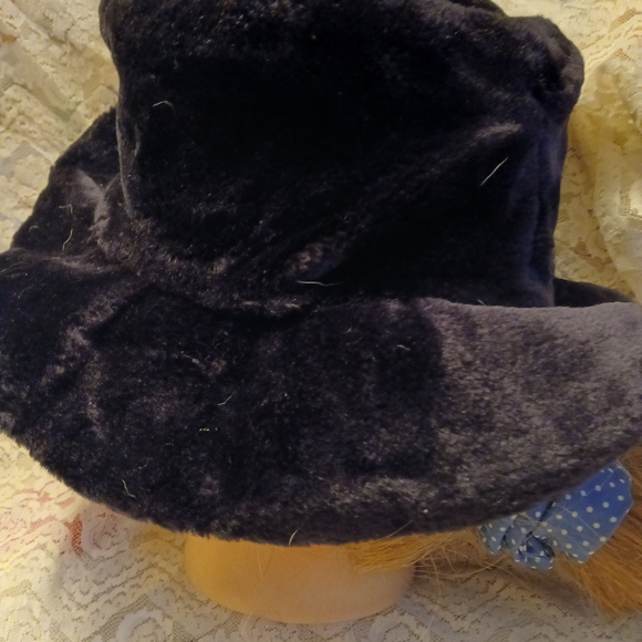 Vinrage Dr. Suess Cat In The Har Faux Fur Ladies Hat - Picture 4 of 7